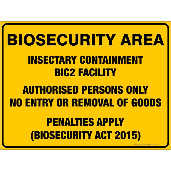 Bio-security Area Insectary Containment