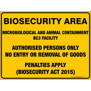 Bio-security Area Microbiology Containment