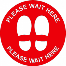 Load image into Gallery viewer, COVID-19 - Social Distancing Floor Decal

