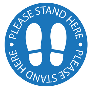 COVID-19 - Please stand here