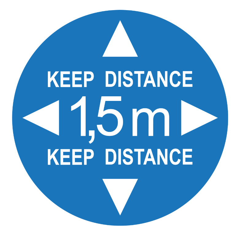 COVID-19 - Keep 1.5m Distance