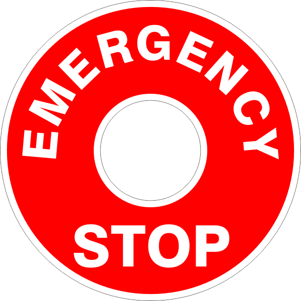 Emergency - Stop (round)