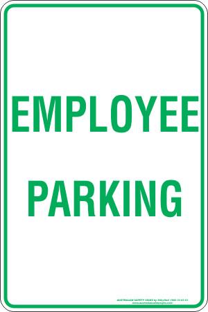 Parking & No Parking - Employee parking