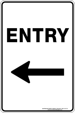 Parking & No Parking - Entry left