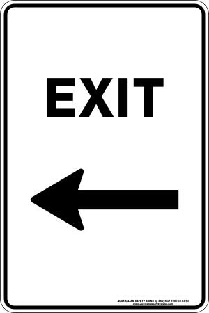 Parking & No Parking - Exit left