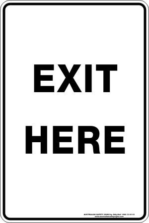 Parking & No Parking - Exit Here
