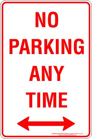 Parking & No Parking - no parking any time