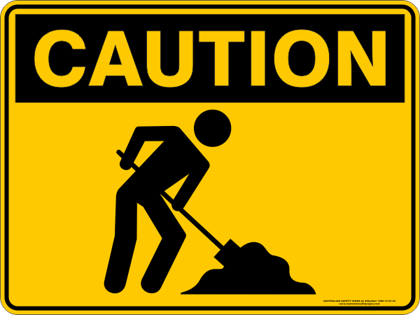Caution - Roadworks