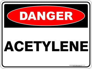 Danger - Acetylene