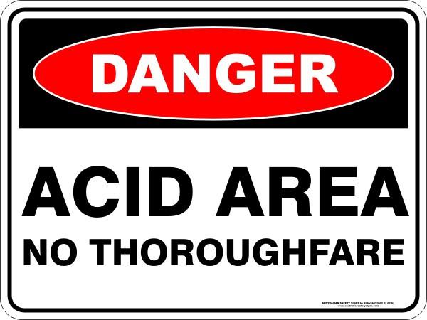 Danger - Acid Area