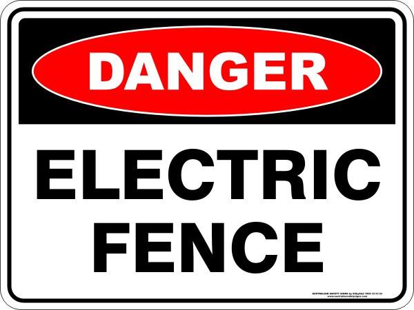Danger - Electric fence