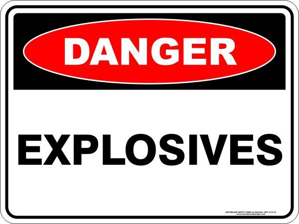 Danger - Explosives