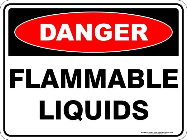 Danger - Flammable liquids