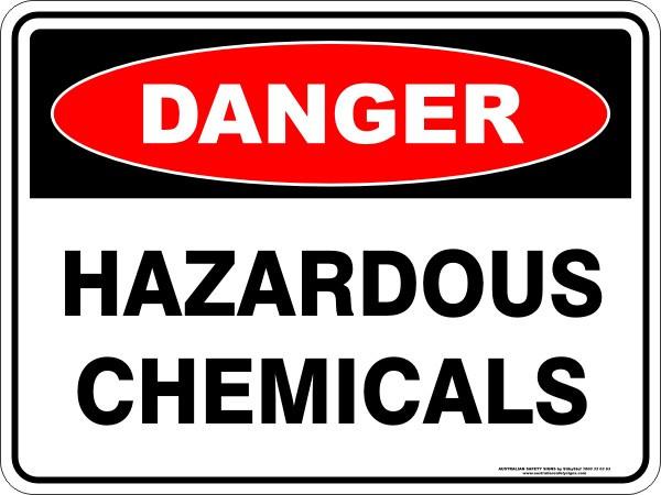 Danger - Hazardous chemicals