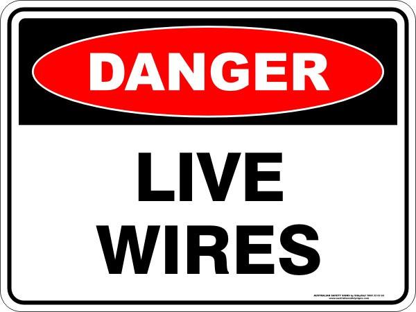 Danger - Live wires