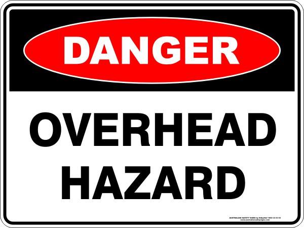 Danger - Overhead Hazard