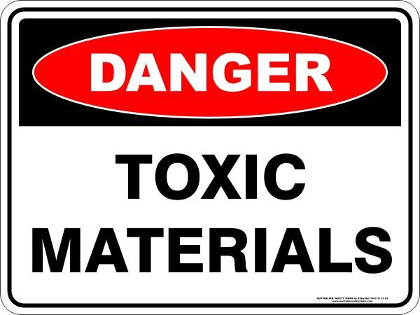 Danger - Toxic materials