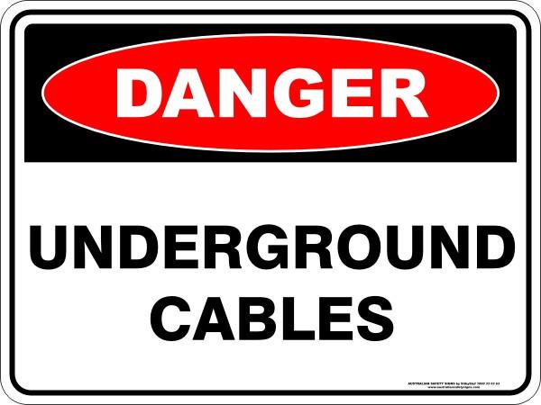 Danger - Underground cables