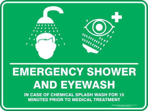Emergency - Safety Shower and Eye Wash