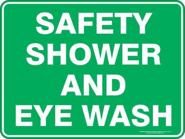 Emergency - eyewash and shower station