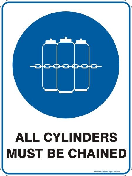 Mandatory - All cylinders must be chained
