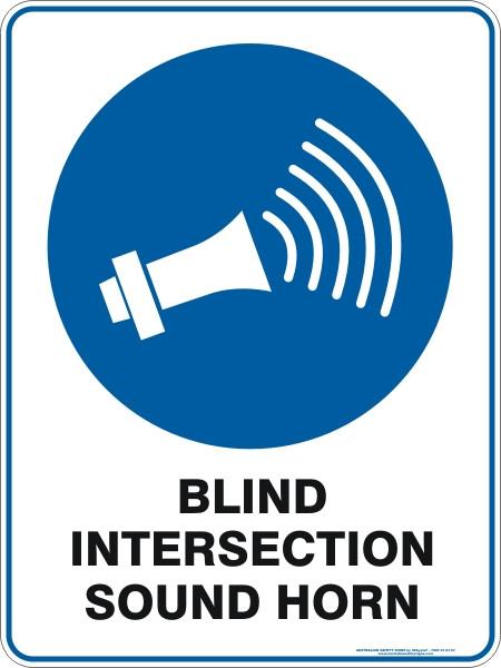 Mandatory - Blind intersection sound horn