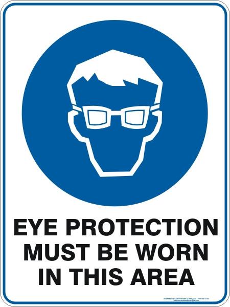 Mandatory - Eye Protection must be worn