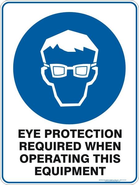 Mandatory - Eye protection required when operating