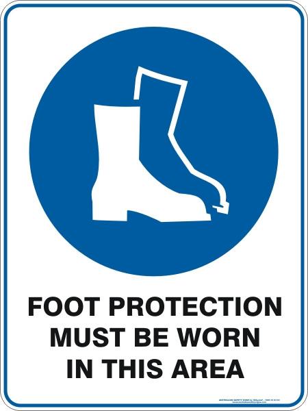 Mandatory - Foot protection must be worn in this area