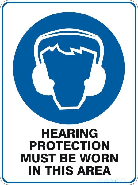 Mandatory - Heaing protection must be worn in this area