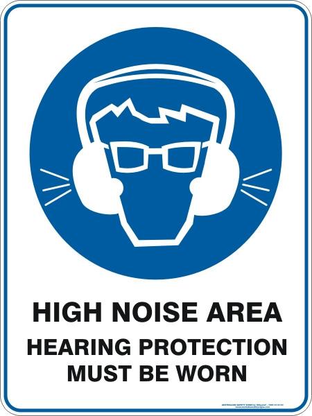 Mandatory - Mandatory high noise area hearing protection must be on