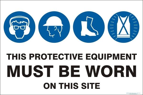 Mandatory - This protective equipment must be worn on this site