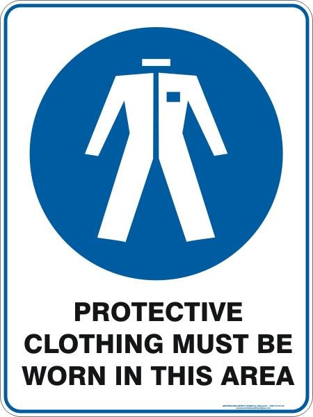 Mandatory - Protective clothing must be worn in this area