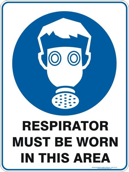 Mandatory - Respirator must be worn in this area