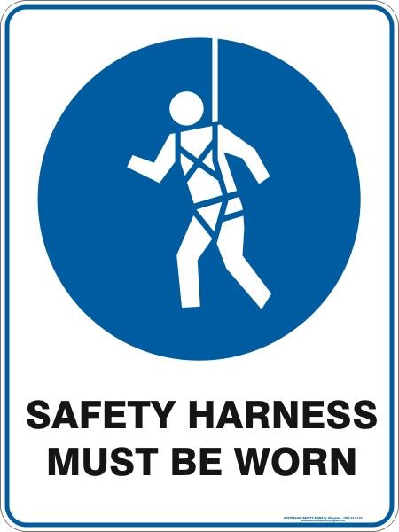 Mandatory - safety harness must be worn