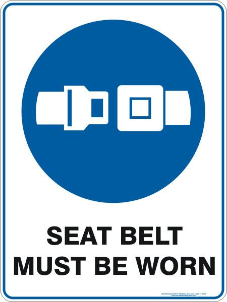 Mandatory - Seat bet must be worn