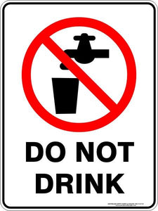Prohibition - Do not drink