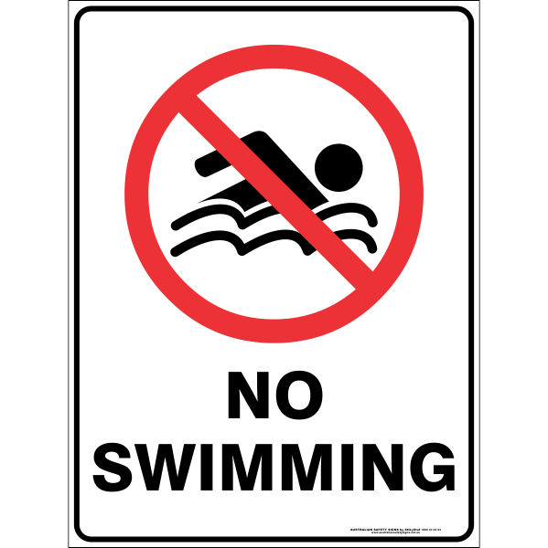 Prohibition - No swimming