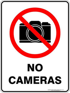 Prohibition - No cameras
