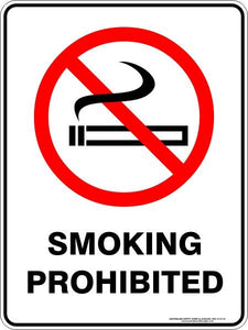No Smoking - smoking prohibited