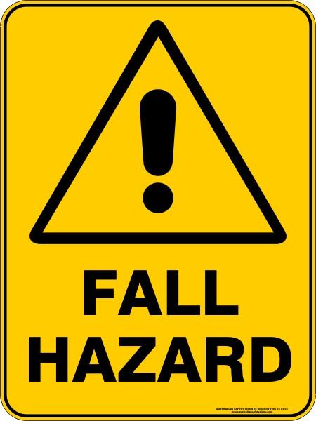 Warning - Fall hazard