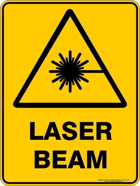 Warning - Laser beam