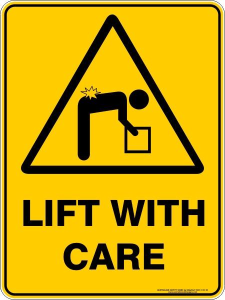 Warning - Lift with care