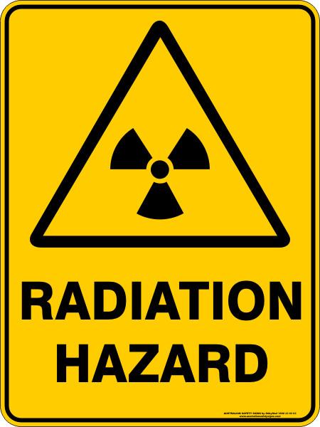 Warning - Radiation hazard