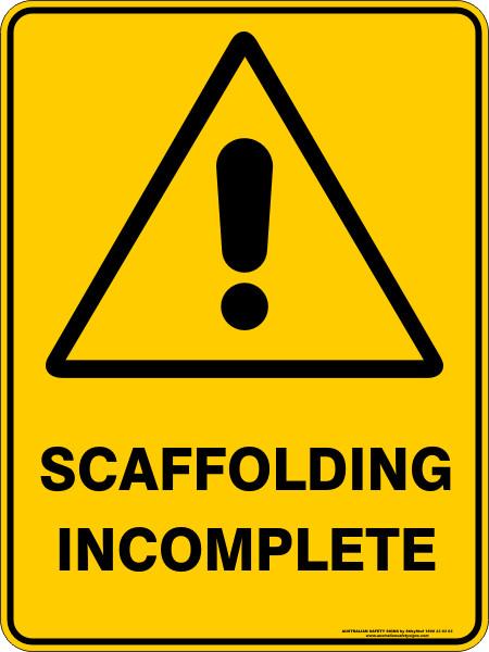 Warning - Scaffolding incomplete