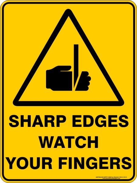 Warning - Sharp edges watch your fingers
