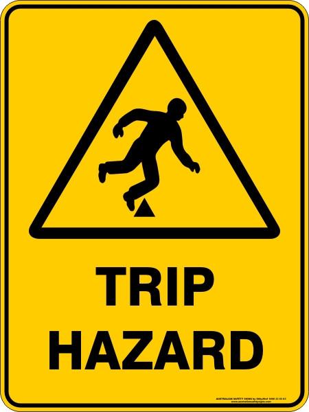 Warning - Trip hazard