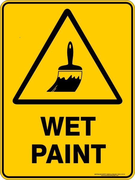 Warning - Wet Paint