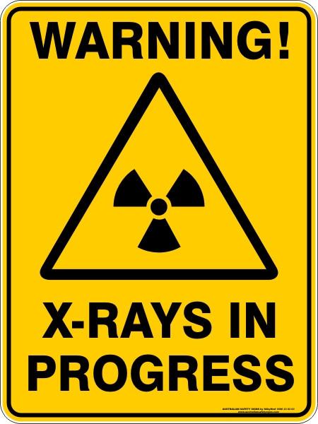 Warning - X-rays in progress